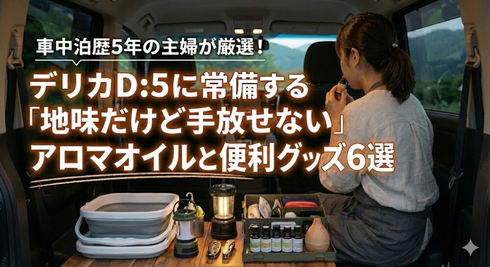 車中泊便利グッズ6選